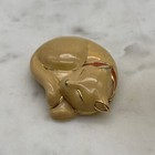 Beautiful Estee Lauder Solid Perfume Enamel Cat Compact