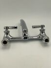 Vintage Chicago Faucets Wall Mount Sink Faucet 8    Spout 540 Ldlesssptop Usa Read