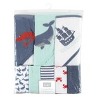 Unisex Baby Animal Hooded Towel 3pk And 15 Washcloths  Whale  Size