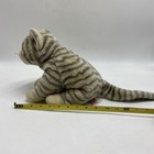 Ty Large Plush Beanie Buddy - Silver Grey Tabby Cat Buddies  Ty Silver Cat  1999