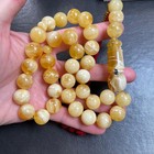Luxury Amber Misbaha Tasbih Islamic Prayer Beads 13 8mm 63g