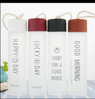 Set Of 4 Inspirationals Glass Water Bottle 8 Oz