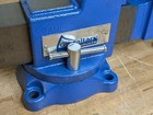 Gibraltar Workshop Bench Vise W  Swivel Base 4  Jaw Width 4  Opening Capacity