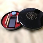 Mini Portable Calligraphy Set Japanese Writing Tools Excellent Condition