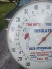 Rare Vintage Skilled Trades Advertising Thermometer Sexy Women Glass Lens