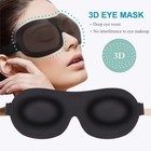 2 Pack Travel 3d Eye Mask Sleep Soft Padded Shade Cover Rest Relax Blindfold