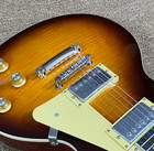 Tobacco Sunburst Solid Body Electric Guitar Hh Pickups  Flame Maple Top