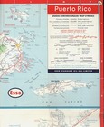 Vintage 1964 Puerto Rico Road Map  spanish Edition      Standard Oil Co   esso 