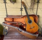 Vintg Ovation 1613 Nylon String Acoustic Guitar Orig Case Usa Seller Fast Ship 