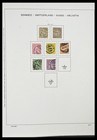 Switzerland Ch Swiss 1854-2016 Used W  Pax In 2 Schaubek Albums Stamp Collection