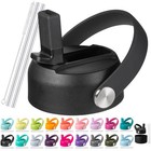 Straw Lid For Hydro Flask Wide Mouth 32 40 Oz - Flexible Handle Replacement Cap