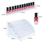 Acrylic Nail Polish Organizer 60 Bottles Of 5 Layers Display Rack Storage