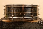 1930s Leedy 5x14 Nickel Over Brass Utility Snare Drum
