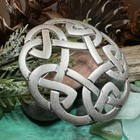 New Pewter Traditional Celtic Knot Brooch Irish Scottish Tartan Plaid Large Pin
