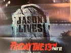 Friday The 13th Part Vi  Jason Lives 1986 Original Movie Poster-one Sheet Folded