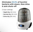 Baby Brezza Electric Bottle Sterilizer   Dryer 4-in-1  Universal Capacity