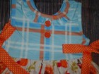New Boutique Thanksgiving Turkey Pumpkin Girls Ruffle Twirl Dress