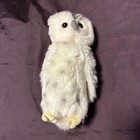 Hansa White Owl Stuffed Animal 17cm Realistic Toy Plush Collectible