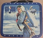 Vintage 2002 Gi Joe Action Pilot Metal Lunch Box - Air Force Fighter Pilot Rare