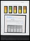 Israel 1948-1976 Mnh Full Tab W  Certificates In Album Stamp Collection
