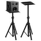 Starument Studio Monitor Speaker Stands Pair Heavy Duty Adjustable Height Tripod