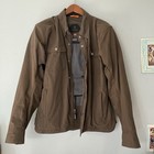 Reax Fairmount Riding Shirt Jacket Motorcycle Padded Armor Mens Large Brown