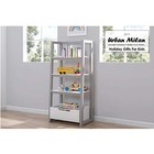 Delta Children Delta Children Ladder Shelf White gray   530451-166