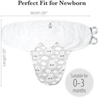 3 Pack 100  Organic Cotton Baby Sleep Sack For Newborns  0-3 Months  Grey