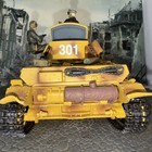 Rare Metal Forces Of Valor  1 32 German Panzer Iv Ausf f Tank 2fig Unimax Detail