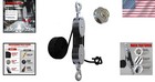Block And Tackle 2t Breaking Strength Pulley  65 Ft Rope Pulley  Upgraded