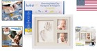 Beautiful Baby Keepsake Frame - Hand   Footprint Kit For Lasting Memories