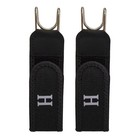 2pcs Tactical Metal Hook Elastic Belt Buckle-less Invisible Waist Belt Closure