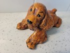 Vintage Hand Painted Irish Setter  Cocker Spaniel Puppy  Figurine