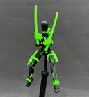 Titan 13 Action Figure Articulated Dummy 13 Robot W  Weapons   Extra Hands