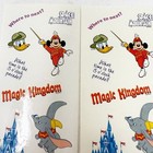 Vintage 2000s Disney Magic Kingdom Souvenir Stickers Mickey Tinkerbell