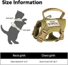 Tactical Cat Harness And Leash Set For Walking Escape Proof Adjustable Large