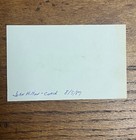 John Hilton Signed Autographed Cut Index Card Coach Green Bay Packers