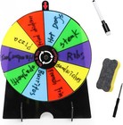 Wheel Prize Spinning Slots Color Spinner 8 Inch Tabletop Stand 10 Slots