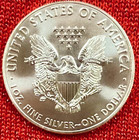 2018 American Silver Eagle  Bu  Silver Coin
