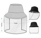 Face Shield Reusable Mask Washable Protection Cover Anti-splash Safety Work Hat 