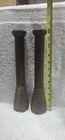 Antique 12  Wooden Beehive Bobbins     Industrial Mill Spools  pair Of 2 