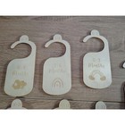 Wooden Baby Clothes Size Dividers Wardrobe Organizers Closet Hangers New