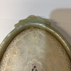 Antique 1920 s Celluloid Vanity Tray Normandy Lace Glass Perfume Free Shipping