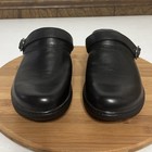 Dansko Shoes 38 Womens 8 Us Allison Clogs Mules Black Leather Nursing Career New