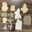 Lot Of Twelve  12  Vintage Die Cuts  Thanksgiving  Fall  Birds  Decorations