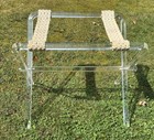 Vintage Mid Century Lucite Luggage Stand Rack Creations At Dallas Macrame Straps