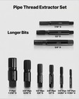 Vevor Pipe Extractor Set 9 Pieces Heavy Duty Steel Broken Pipe Extractors Cr-mo