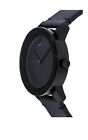 Brand New Movado Bold Men   s Navy Band Black Dial Watch 3600583