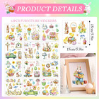 Easter Rub-on Transfer Decals - 12 Sheets For Spring Craft Decor