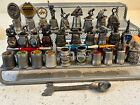 30 Pewter Thimble   Spoon Lot  Tourist Attractions  States  Disneyland - Figural
